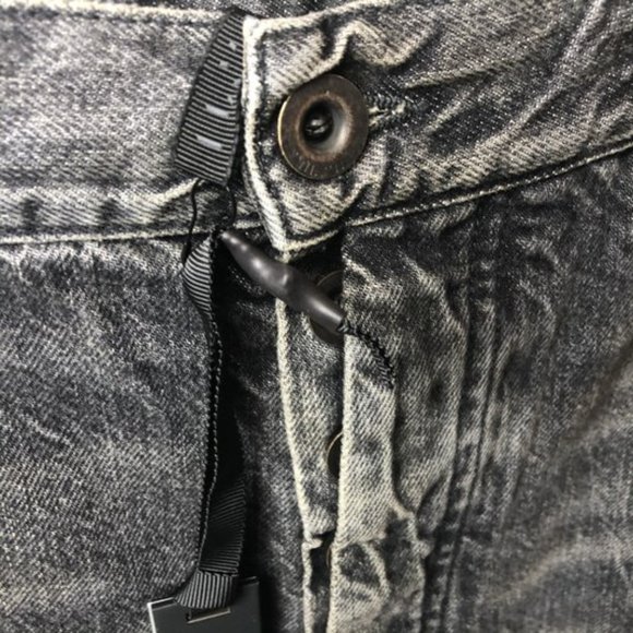 Unravel Project Sz 29 Black Distressed Baggy Jean - Picture 5 of 9